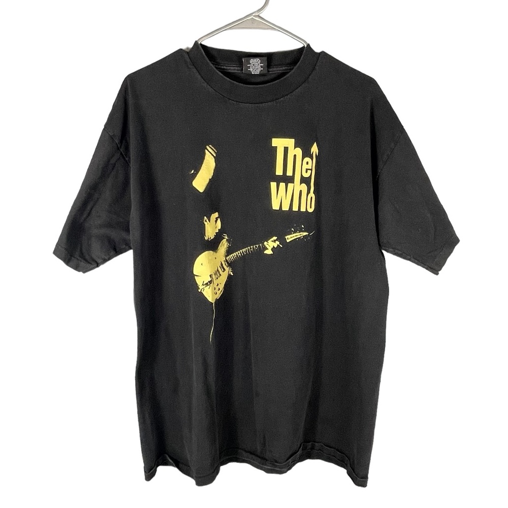 Vintage THE WHO North American Tour 2002 Mens XL Black Concert Tee shirt